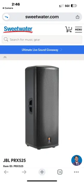 Prx52s Jbl Speaker