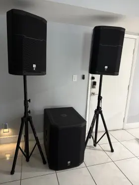 Prx616m Jbl Prx 615m Pair With Covers And 1 618 Xlf In Mint Condition