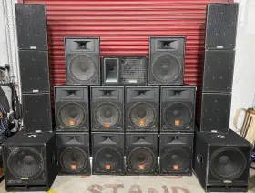Sr4732x Jbl 2206h 12 Inch Woofers-pair-8 -600w-45hz-3.5khz-ohm&audibly Tested-nice Pair #2