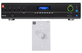 Vma1120 Jbl Csr-v-wht Commercial/restaurant 120w Bluetooth Amplifier White Wall Controller