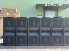 Vt4889 Jbl Vt7889 10 Vertec 3 Way Line Array Speakers With Dolly And Covers #343 Ths