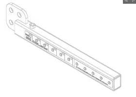 Vtx-v25-af-eb Jbl Vtx V25 S28 Array Frame Extension Bar Overstock New