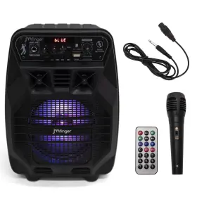 Jmfinger 842880166786 Portable Bluetooth Karaoke Machine For And Adults Wireless Pa Loudspeaker Syst