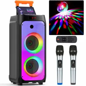Jyx-t802 Jyx Large Party Speaker Karaoke With Microphone/remote Control Powerful Stereo Sub