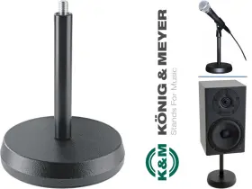 23200-500-55 K&m Nib Konig And Meyer Tischstativ 23200 Table Microphone Stand - Anti-vibration