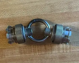 32326 Kinedyne 12 Jaw Quick Release Double Cargo Fitting With Delta Ring #32326 Buy It Now