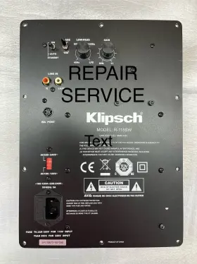 R-112sw Klipsch Subwoofer Amp Module Repair/rebuilt Service