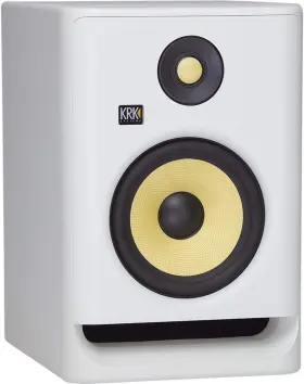 Krk 711181543353 Rp7 Rokit 7 G4 Professional Bi-amp Inch Powered Studio Monitor White Noise