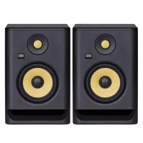 Krk 745150754921 Rp5 Rokit 5 G4 Professional Bi-amp Inch Powered Studio Monitor Pair Black