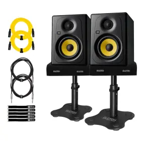K5-na Krk 789049911880 Kreate 5 Inch Studio Monitor Reference Speakers Pair W Desk Stands