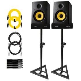 K8-na Krk 789049911910 Kreate 8 Inch Studio Monitor Reference Speakers Pair W Stands