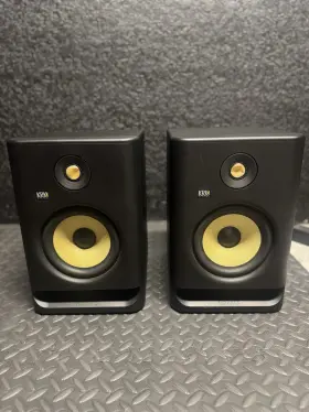 Ampk06199 Krk Rokit 7 Active Bi-amplified Studio Monitors Pair Wired Balanced Input Black
