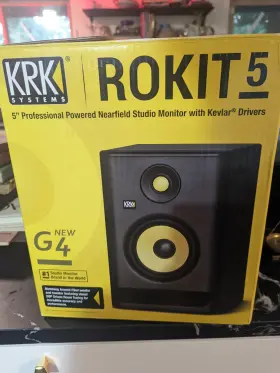 Krrp5g5na Krk Rokit 5 G4 Inch 2-way Active Studio Monitor Single Black