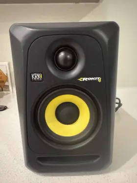 Rp403-na Krk Rokit 4 Active Powered Studio Monitor 30w 4in Black/yellow Rca Trs Xlr