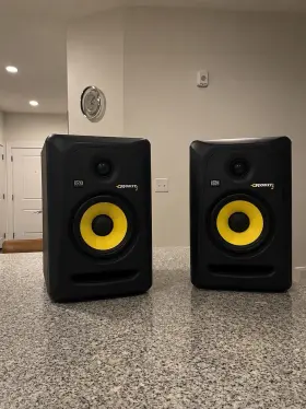 Krk Rp503-na Rokit 5 Active Studio Monitor Pair 100w Rms Xlr/trs/rca Black/yellow