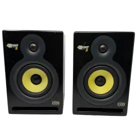 Rp5g1 Krk Rokit 5 Powered Studio Monitor Speakers Pair Black