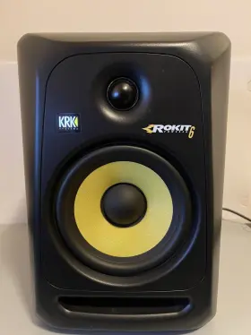 Rp6g3-na Krk Rp6g3w Pre Owned White Rokit 6 Generation 3 Powered Studio Monitor