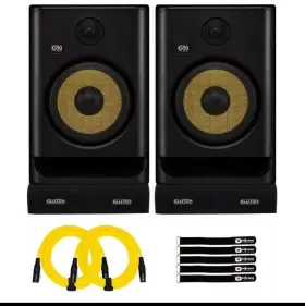 Rp8g5-na-2pk-xlr Krk Rokit Rp8 G5 8 Inch Studio Monitors 2-pack With Yellow Xlr Cables