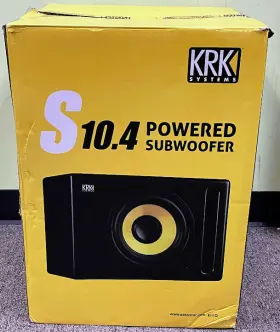S104na Krk S10.4 S10 Generation 4 10 Inch 160 Watt Powered Studio Subwoofer