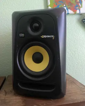 Rp8033-na Krk Systems Rokit Powered 5 Active Studio Monitor 100w Rca/trs/xlr