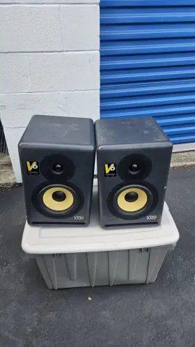 V6s4 Krk V6 V Series 2-way 6.5 Inch Active Studio Monitors Pair