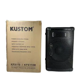 Kpx110m Kustom 10in 75w Passive Monitor Cabinet Single / Excellent