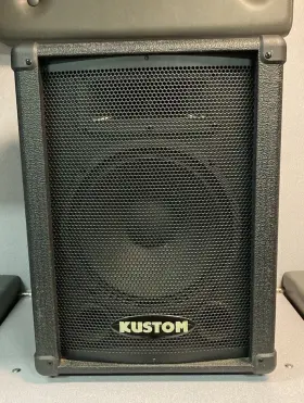 Ksc10 Kustom Ten Inch Speaker Passive Pa Monitor 8ohm 120 Watt Black