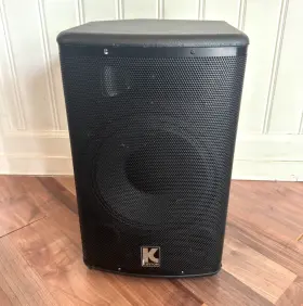 Kpx10a Kustom Pa 10 Inch Single Powered Speaker Black With Power Cable - Tested