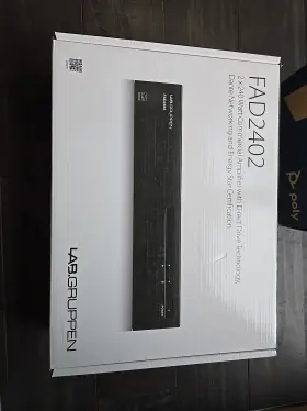 Fad2402 Lab Gruppen Lab.gruppen 2x240 Watt Commercial Amplifier With Dante New In Box