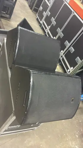 Mtd115 Lacoustics L-acoustics Professional Stage Wedge Monitor Loudspeakers - Black