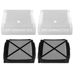 Ld Systems 789049908705 Mon 12 A G3 W Inch White Stage Monitor 2-pack With Covers