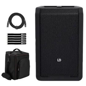 Lds-anny8 Ld Systems Us -bp Anny 8 Portable Bluetooth Pa Speaker Black With Backpack
