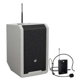 Lds-anny8gbphb47 Ld Systems Us Anny 8 Inch Portable Pa Dj Gig Speaker W Headset - Urban Grey