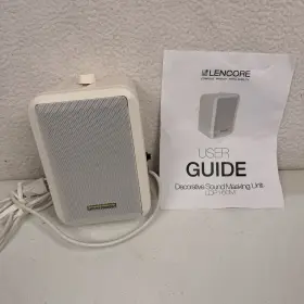 Ldp160m Lencore Acoustics Stand Alone Sound Masking Speaker With Manual