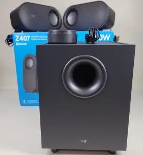 Sr0191 Logitech Z407 80w Bluetooth Computer Speakers With Subwoofer Gray