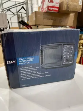 Lyxspa5.5 Lyxpro Small 5.5 In Pa Speaker Monitor Class-d Amplifier With Band Eq And Mixer