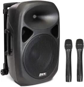 Spa12bat Lyxpro 12ftft Active Pa Rechargeable Battery Speaker System Foldable Carry Handle