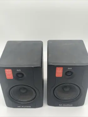Bx5-carbon M-audio Pair Of Bx5 D2 Carbon Black 5 Inch Powered Studio Monitor Speakers