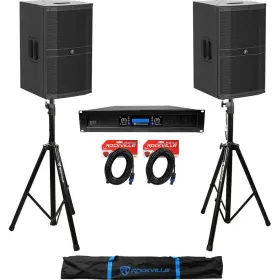 Rcss1425 Mackie 613815677741 2 Drm212-p 12 Inch 1600 Watt Dj Pa Speakers Power Amplifier Stands Cables Rcss1425 Mackie 613815677741 2 Drm212-p 12 Inch 1600 Watt Dj Pa Speakers Power Amplifier Stands Cables