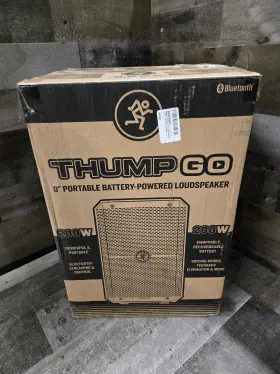 Mackie 687368536985 Thump Go 8 Inch Portable Battery-powered Active Dj Pa Speaker Free Shipping