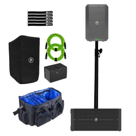 Mackie 789049913860 Thumpsub Go Battery-powered Subwoofer W Cover And Pole Package