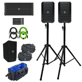 Mackie 789049913884 Thump Go 8 Inch Portable Battery Powered Loudspeakers W Subwoofer
