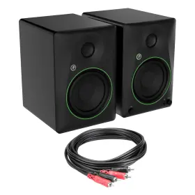 Cmck001-02 Mackie Cr5bt 5.25 Inch Studio Monitors Bundle With 3-foot Stereo Rca Cable