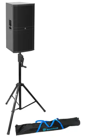 Drm315-p Mackie Rvcs2 15 Inch 2000 Watt 3-way Passive Dj Pa Speaker Crank-up Stand