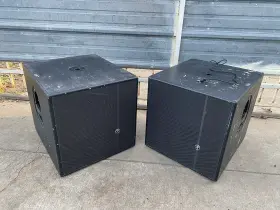 Hd1801 Mackie Hd 1801 Subwoofers W Power Cords Read