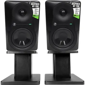 Mr524 Mackie Mb5ministand 2 5 Inch Powered Active Studio Monitor Bi-amped Speakers Desk Stands