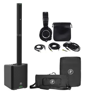 Ath-m50x Mackie Srm-flex 1300 Watt Line Array Dj Speaker Pa System With Sub M50x Headphones
