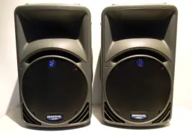 Srm450v1 Mackie One Pair Srm 450 Powered Active Pa Speakers With Gig Bags Cords Man