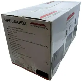 Mpd65apbz Max Power 6.5 Inch Dual Woofer With Built In Rechargeable Battery