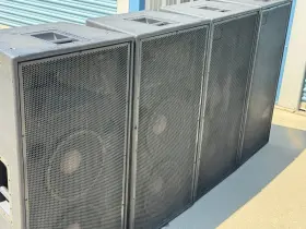Sa-122 Mccauley Dual 12 Inch And Horn Bi-amplified Pa System